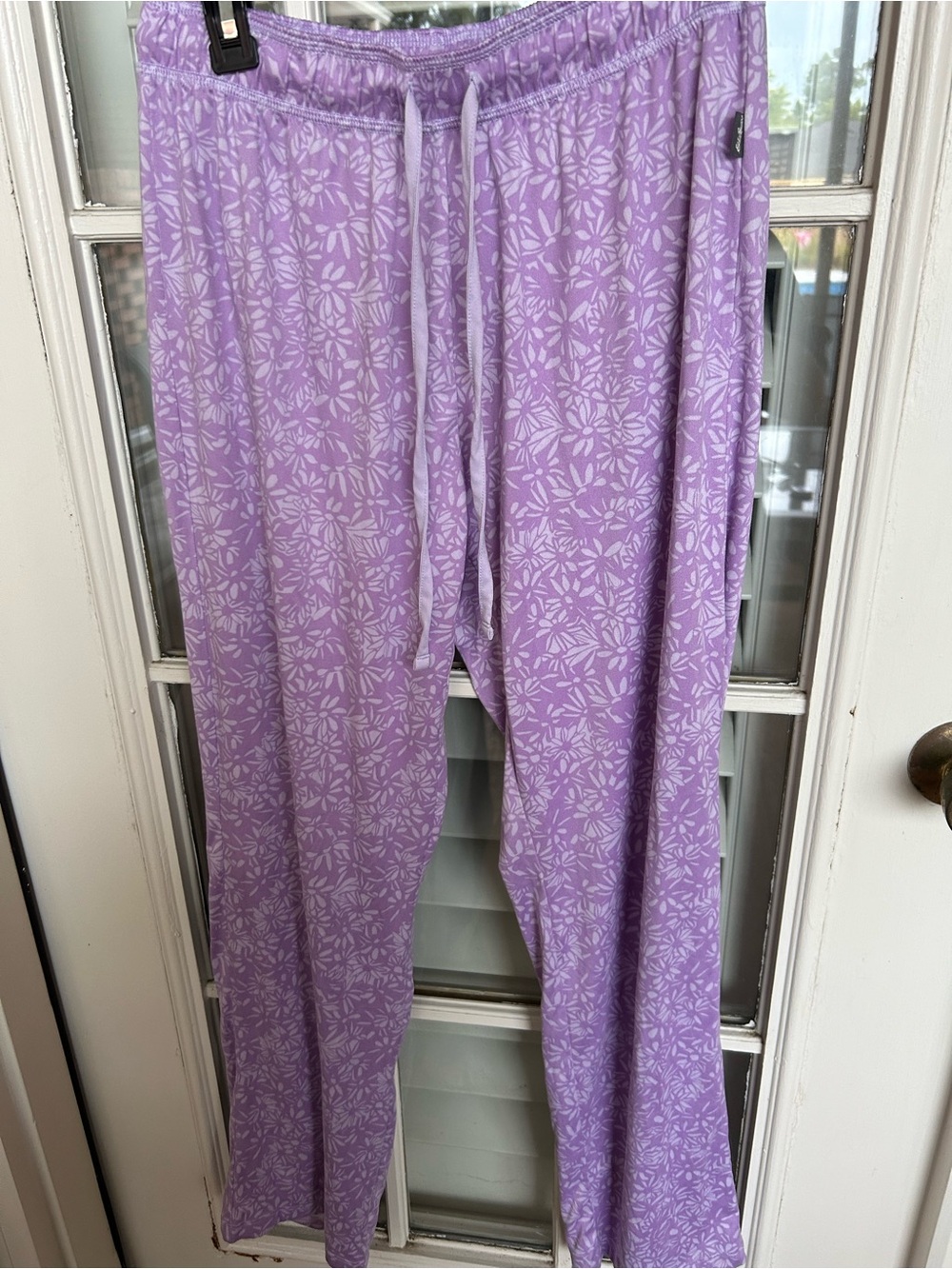 Eddie Bauer Lavender Floral Lounge Pants